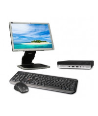 HP EliteDesk 600 G3+19"LED Monitor+Kláv.a myška Intel®QUAD Core™ i5-6400T@2.2-2.8GHz|8GB RAM|256GB SSD|Windows 7/10/11 PRO